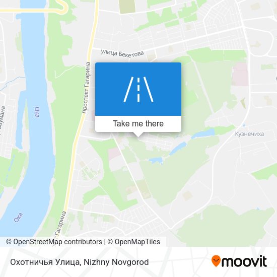Охотничья Улица map