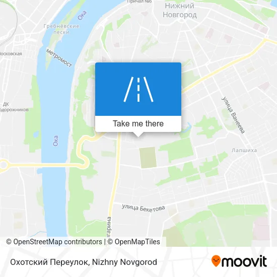 Охотский Переулок map