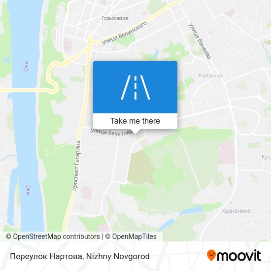 Переулок Нартова map