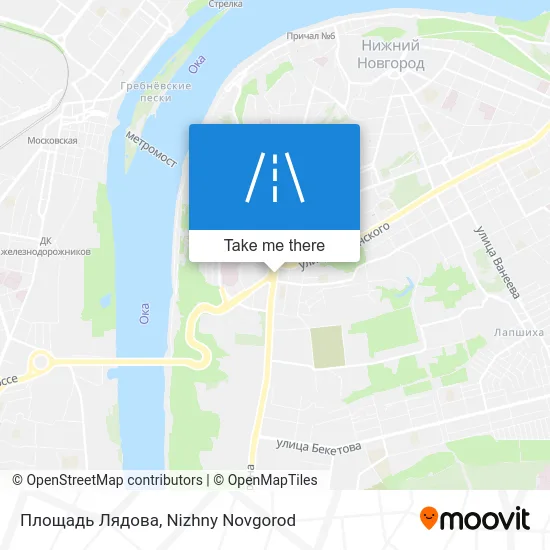 Площадь Лядова map