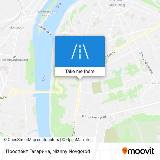 Проспект Гагарина map