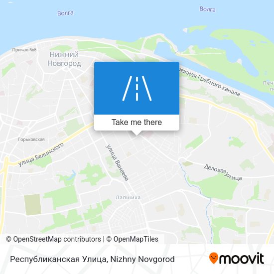 Республиканская Улица map