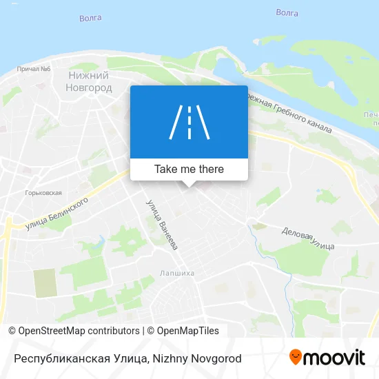 Республиканская Улица map