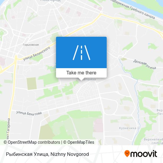 Рыбинская Улица map