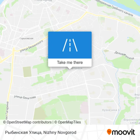 Рыбинская Улица map