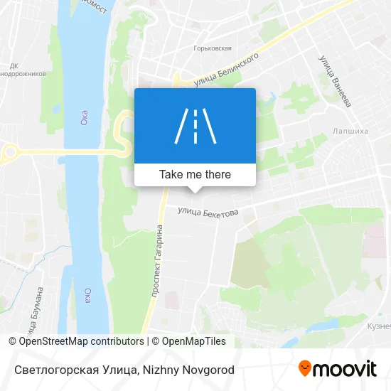 Светлогорская Улица map