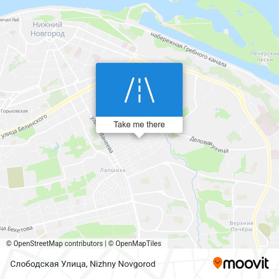 Слободская Улица map