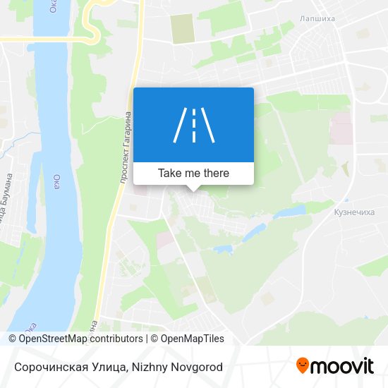 Сорочинская Улица map