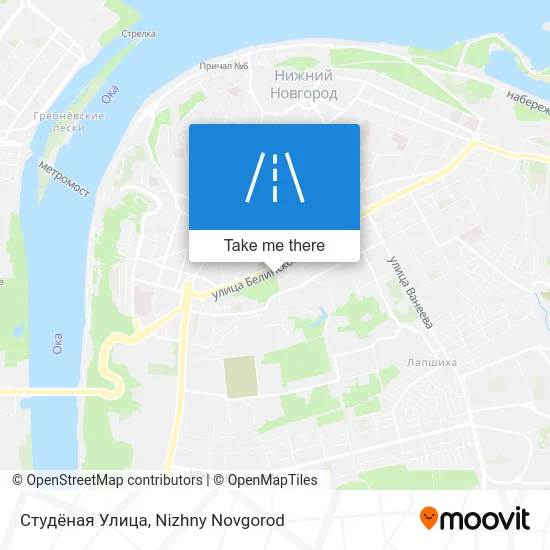 Студёная Улица map