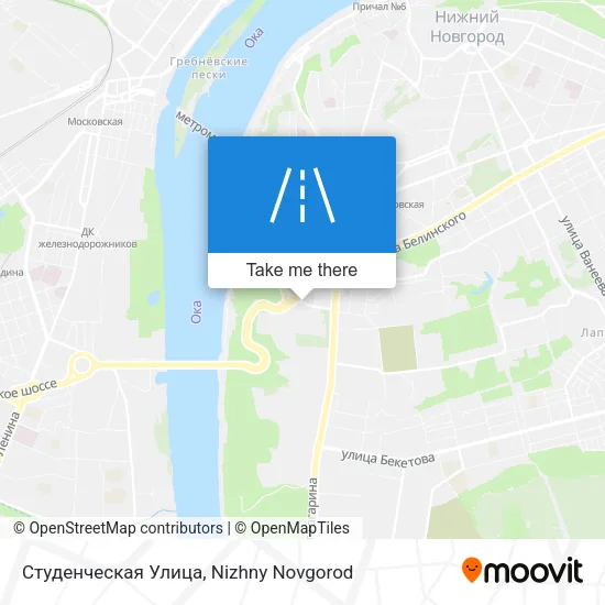 Студенческая Улица map