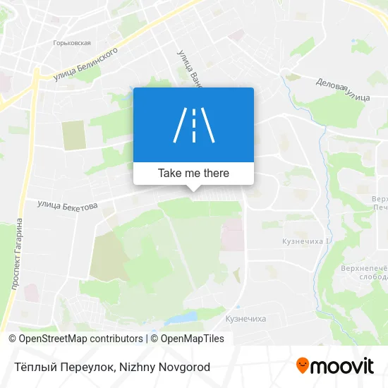 Тёплый Переулок map