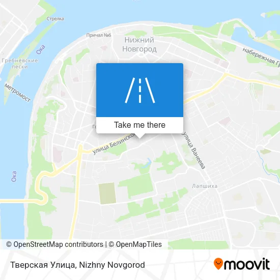 Тверская Улица map