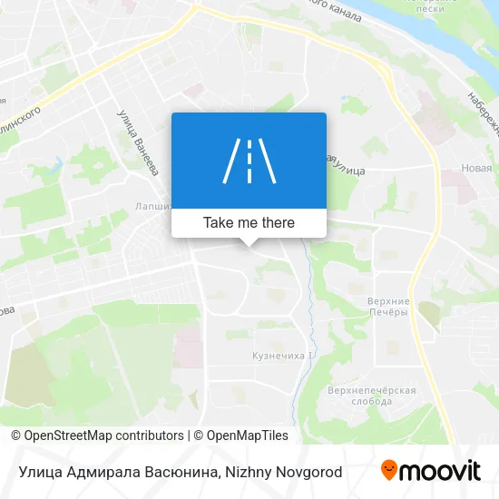 Улица Адмирала Васюнина map