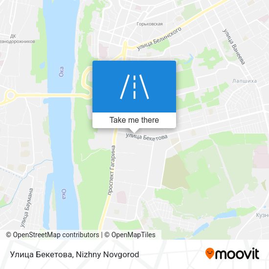 Улица Бекетова map