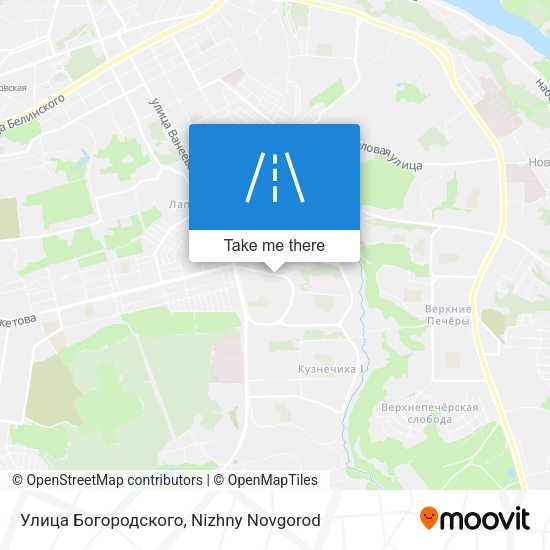 Улица Богородского map