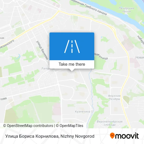 Улица Бориса Корнилова map