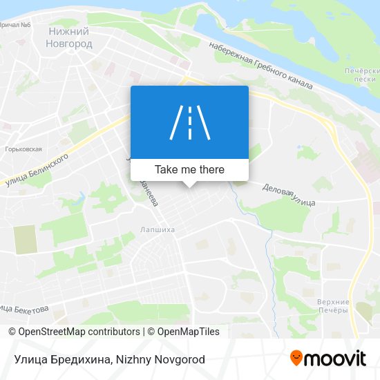 Улица Бредихина map