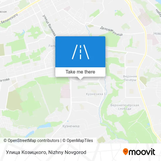 Улица Козицкого map