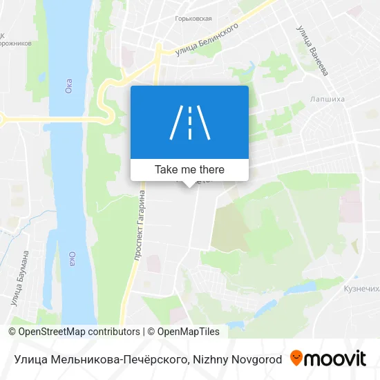 Улица Мельникова-Печёрского map