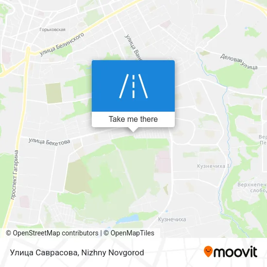 Улица Саврасова map