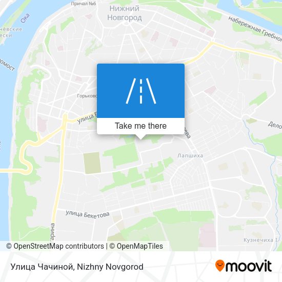 Улица Чачиной map