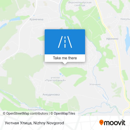 Уютная Улица map