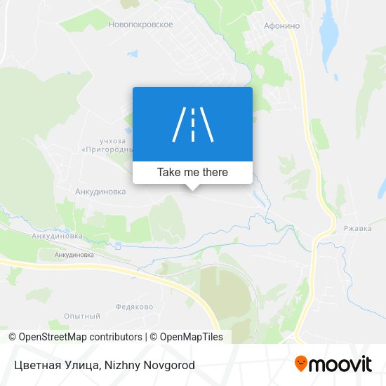 Цветная Улица map