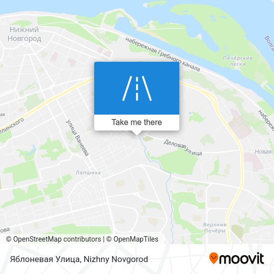 Яблоневая Улица map