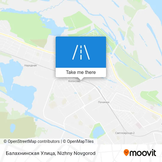 Балахнинская Улица map
