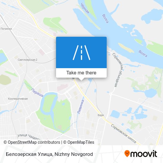 Белозерская Улица map