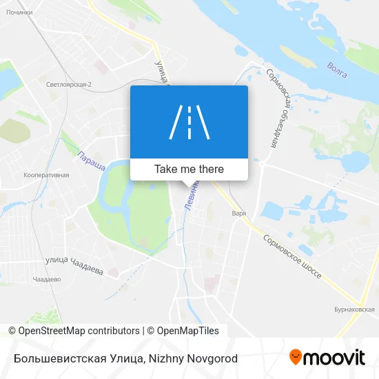 Большевистская Улица map