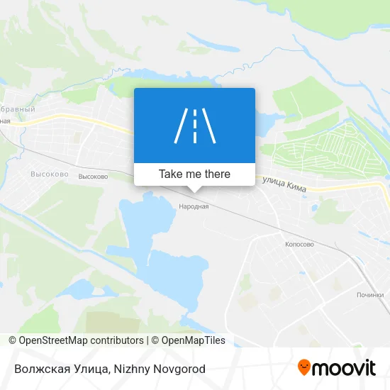 Волжская Улица map