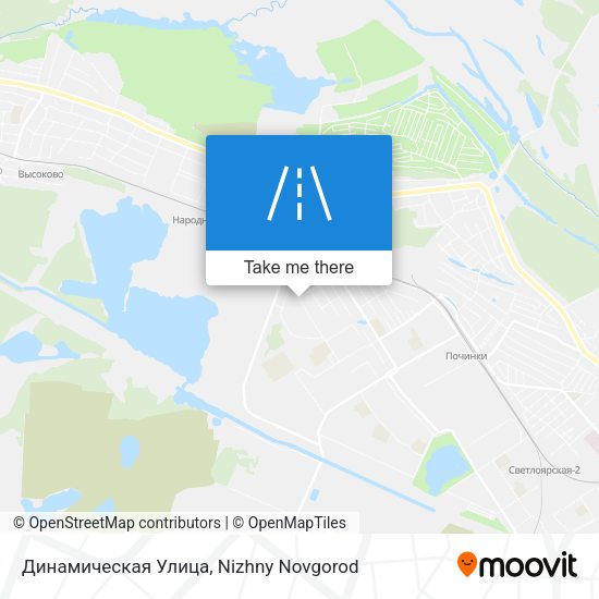 Динамическая Улица map