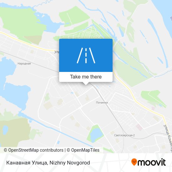 Канавная Улица map