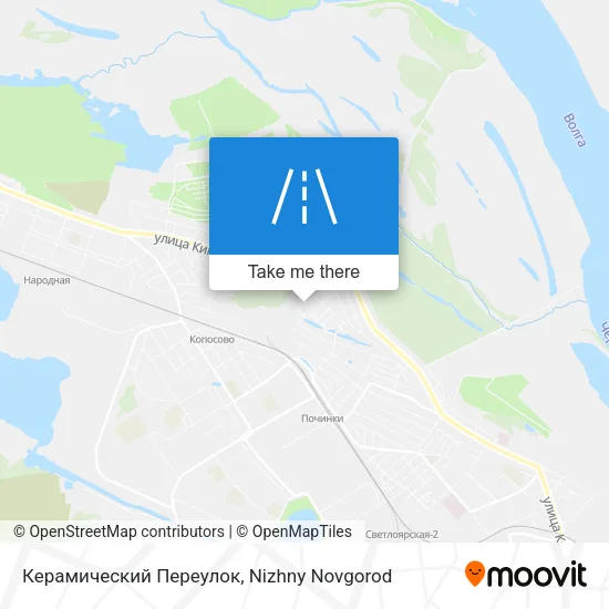 Керамический Переулок map