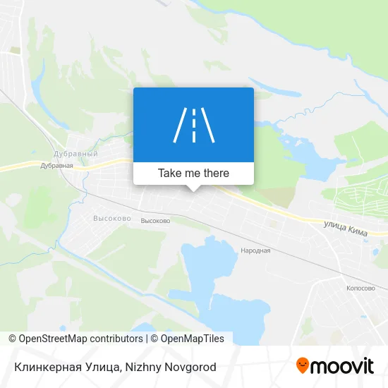 Клинкерная Улица map