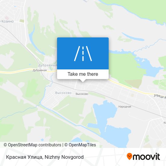 Красная Улица map