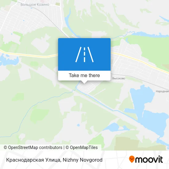 Краснодарская Улица map