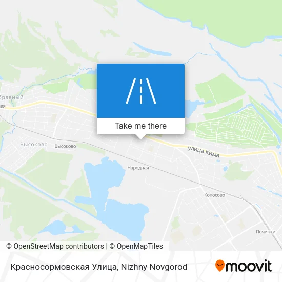 Красносормовская Улица map