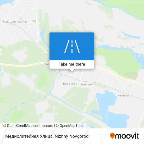 Меднолитейная Улица map