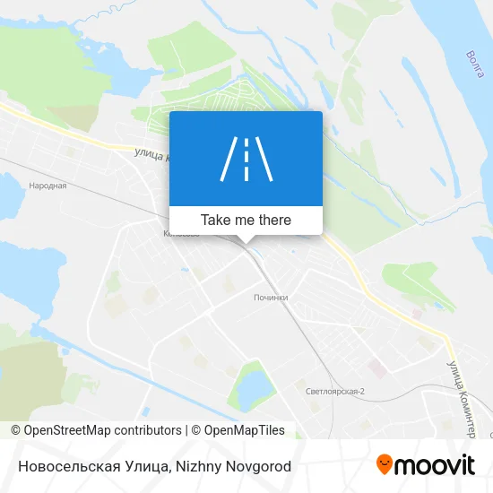 Новосельская Улица map