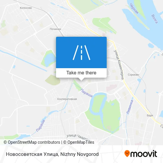 Новосоветская Улица map