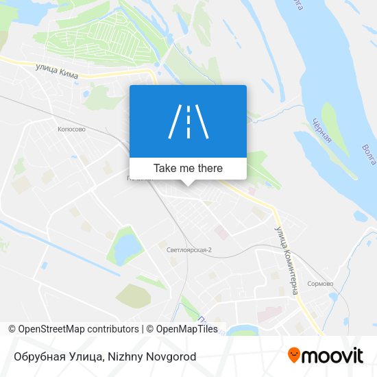 Обрубная Улица map