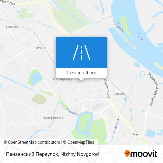 Пензенский Переулок map