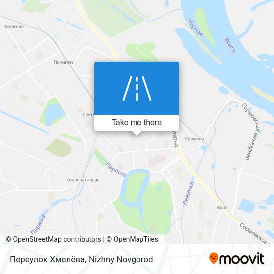 Переулок Хмелёва map