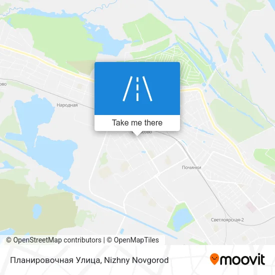 Планировочная Улица map