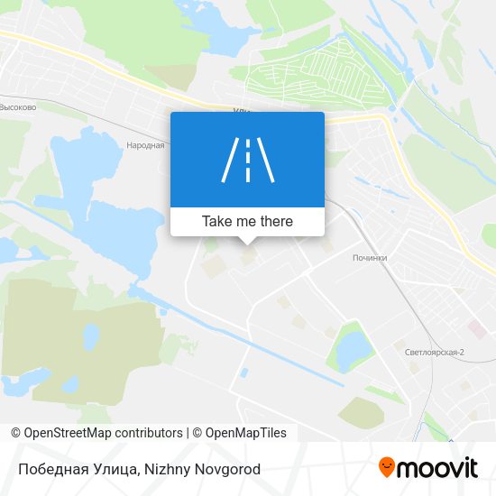 Победная Улица map