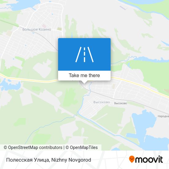 Полесская Улица map