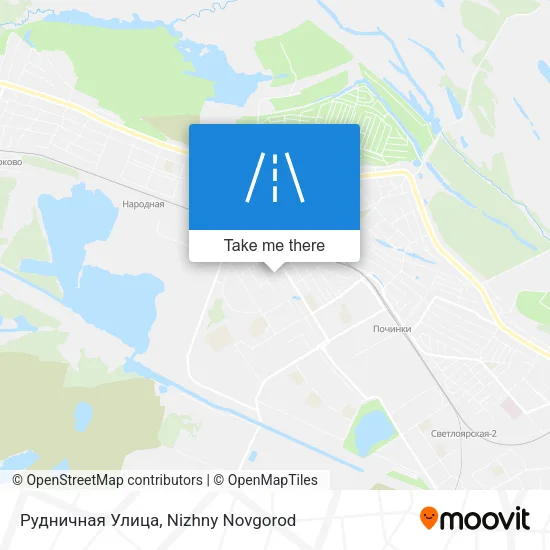 Рудничная Улица map