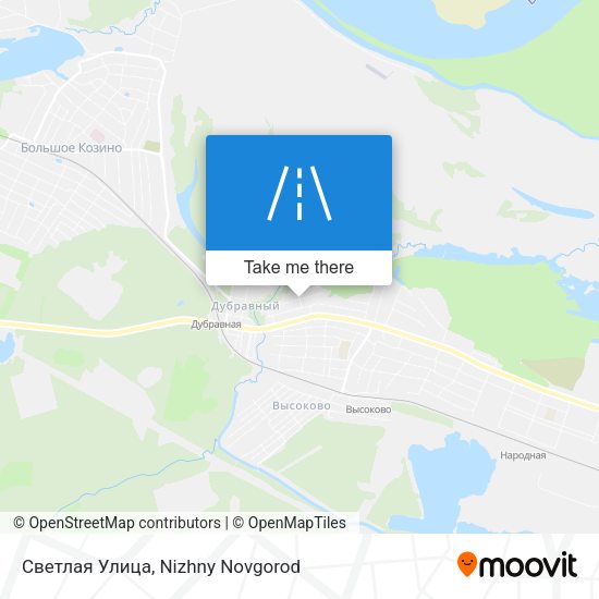 Светлая Улица map